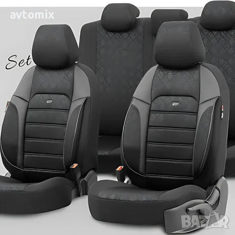 Тапицерия OTOM за седалки Prive PRV3102 черно/червено, снимка 3 - Аксесоари и консумативи - 49931053