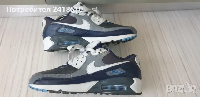 Nike Air Max 90 Gore - Tex UK 7 US 8 Mens Size 41/26см ОРИГИНАЛ! Мъжки Маратонки Ест. кожа!, снимка 9 - Маратонки - 47389766