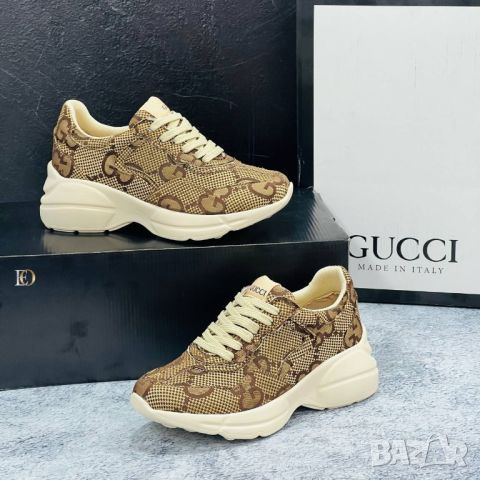 дамски обувки, чанта и портмоне gucci , снимка 3 - Чанти - 46504297