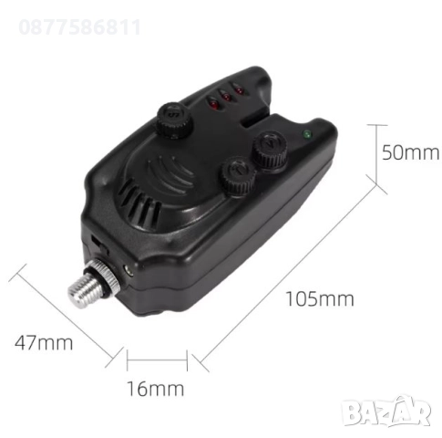 НОВ КОМПЛЕКТ СИГНАЛИЗАТОРИ ЗА ВЪДИЦА. ОБТЕГАЧИ. ЕЛЕКТРОННИ СИГНАЛИЗАТОРИ. СИГНАЛИЗАТОРИ ЗА КЪЛВАНЕ +, снимка 5 - Екипировка - 51632507