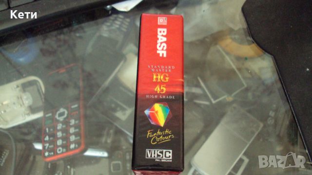 Видео касета VHS-C BASF HG45, снимка 3 - Чанти, стативи, аксесоари - 45708386