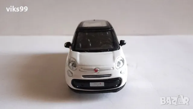 Bburago FIAT 500L Van Weiss Ab 2012 1:43, снимка 7 - Колекции - 48268729