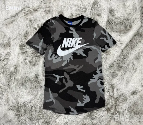 Мъжка тениска Nike Camo Tee, Размер S, снимка 3 - Тениски - 46910045