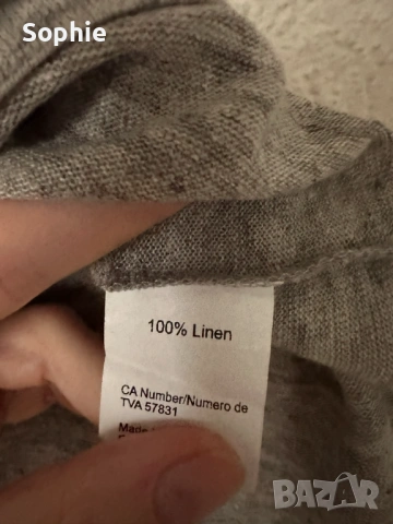 Ленена тениска Vero Moda, снимка 3 - Тениски - 53887422