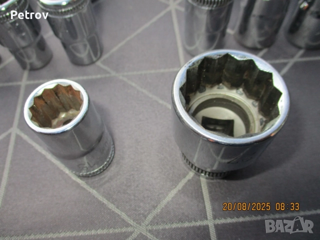 HEYCO No.50-12 - MADE IN GERMANY - 1/2" / 18 броя ВИСОКОКАЧЕСТВЕННИ 12-стенни вложки 10 - 32 mm !!! , снимка 2 - Гедорета - 51538326