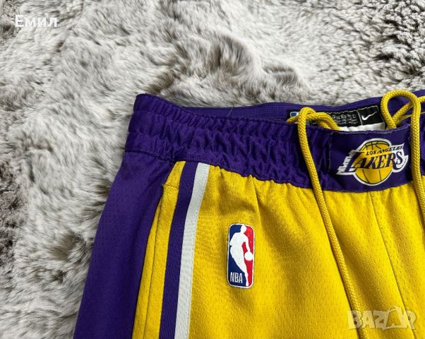 Мъжки шорти Nike x LA Lakers, Размер М, снимка 3 - Къси панталони - 46367180