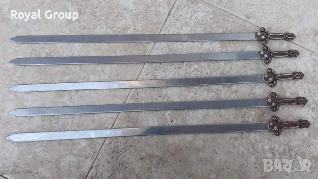 Плоски неръждаеми шишове за Адана кебап, снимка 8 - Други стоки за дома - 53403052