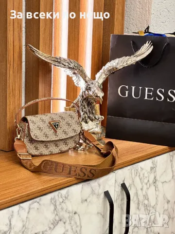 Дамска чанта с дълга дръжка за през рамо Guess - Налични различни цветове Код D1357, снимка 4 - Чанти - 47975255