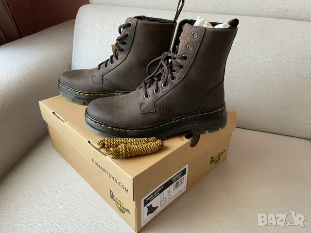 Dr. Martens Combs Crazy Horse Дамски кубинки, 36 EU, снимка 3 - Дамски боти - 47457500