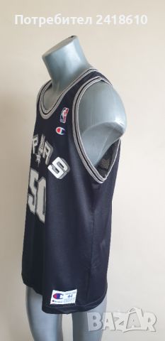 Champion David Robinson #50 San Antonio Spurs Vintage 90S Mens Size 44 - S /M ОРИГИНАЛ! МЪЖКИ Баскет, снимка 5 - Спортни дрехи, екипи - 45996578