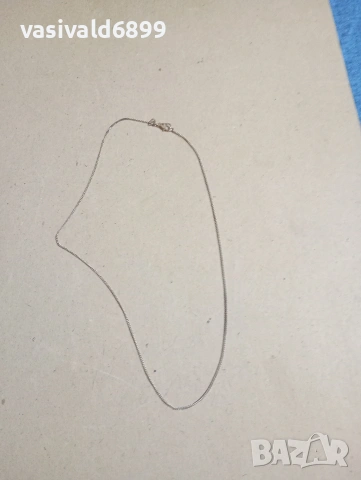 Посребрено синджирче , снимка 2 - Колиета, медальони, синджири - 53882281