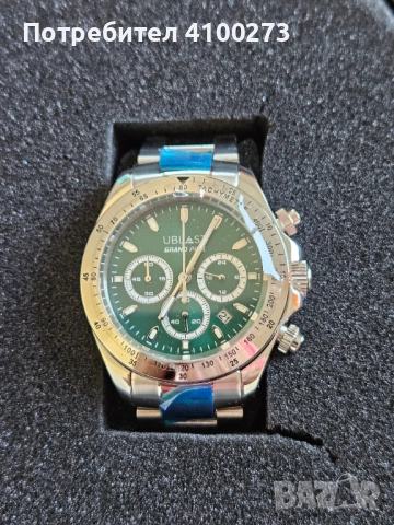 Хронограф Ublast Grand Prix - REF.UBGP39GN - Мъжки, снимка 2 - Мъжки - 51466081