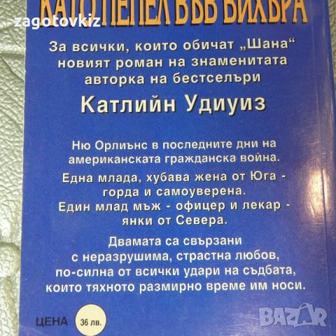 Като пепел във вихъра Катлийн Удиуиз , снимка 2 - Художествена литература - 46540084