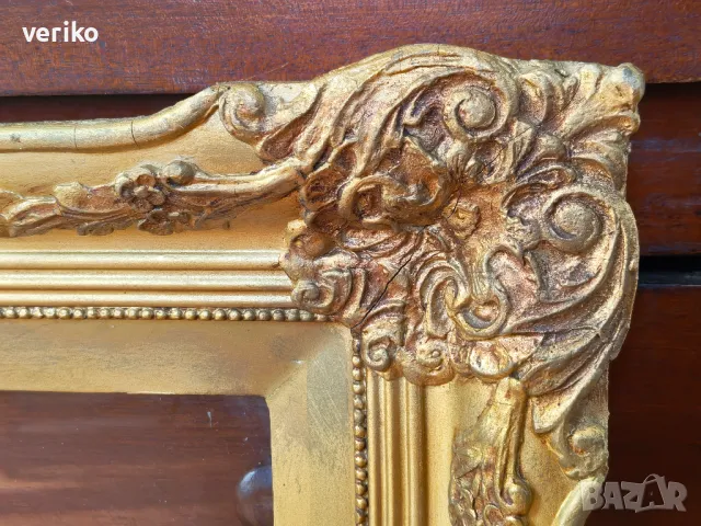 Стари масивни дървени рамки, снимка 4 - Антикварни и старинни предмети - 50359601