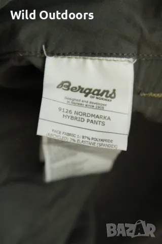 BERGANS Nordmarka Hybrid pants - мъжки туристически панталон, размер L, снимка 5 - Екипировка - 48604282