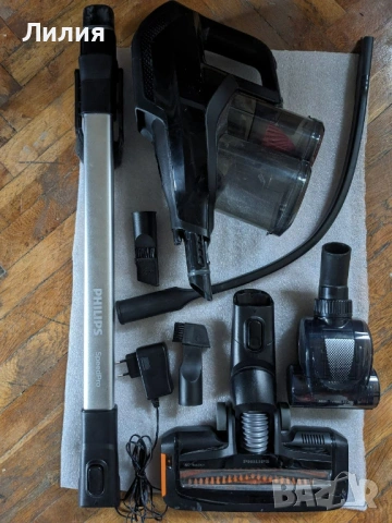 Безкабелна вертикална прахосмукачка Philips SpeedPro, снимка 2 - Прахосмукачки - 53967072