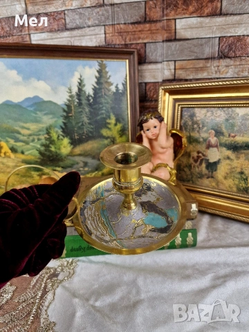 Месингов свещник , снимка 4 - Други - 54211500