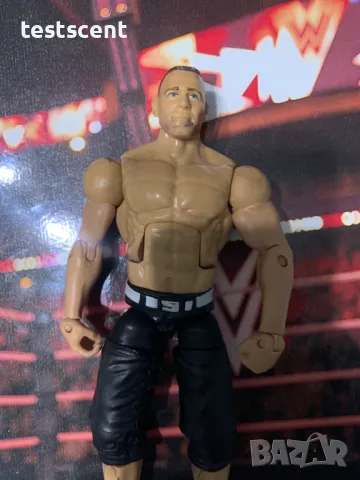 Екшън фигура WWE John Cena Джон Сина Mattel Elite Black Jorts figure играчка, снимка 7 - Колекции - 48438285