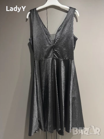 Черна къса рокля, снимка 2 - Рокли - 51351938