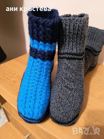 мъжки и дамски безшевни ръчно изработени терлици , снимка 9 - Други - 52026398