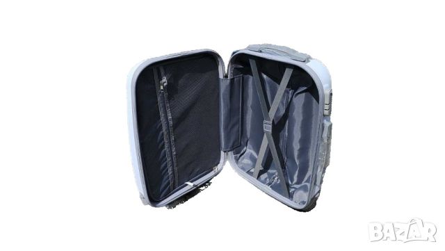 Куфар за ръчен багаж SUPER LIGHT 55x36x22: "360 градуса колела , тежи 1.5кг.Твърдо покритие"", снимка 9 - Куфари - 45747107