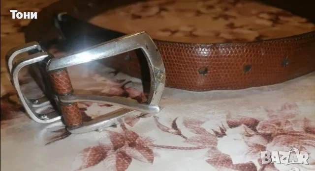 GROOKHORN Оригинал Нов Мъжки Колан Изцяло от Естествена Кожа 110см. , снимка 2 - Колани - 53930932