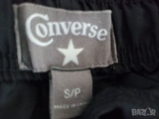 Converse S Черни шорти  с бял кант и бродирано лого, снимка 7 - Други - 46499928