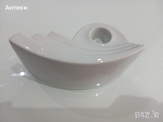 Порцеланов свещник маркиран стар, снимка 4 - Други - 52496441