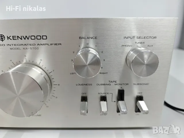 стерео Hi-Fi усилвател KENWOOD KA-5700, снимка 7 - Ресийвъри, усилватели, смесителни пултове - 47080802