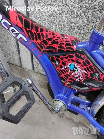 детски велосипед Спайдърмен , снимка 4 - Велосипеди - 54111132