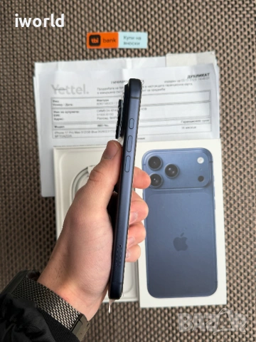 НОВ❗ 36М ГАР❗ 512gb❗️ phone 17Pro max ❗️Лизинг от 51€/мес❗️ deep blue син, снимка 6 - Apple iPhone - 53912408