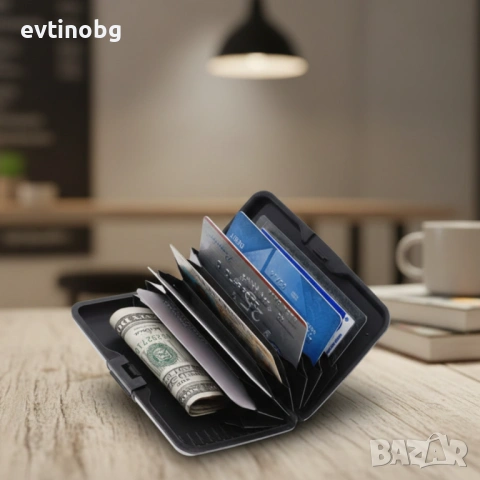 Портфейл - органайзер за пари, карти, смартфони и функция на зарядно, снимка 3 - Други - 53948863