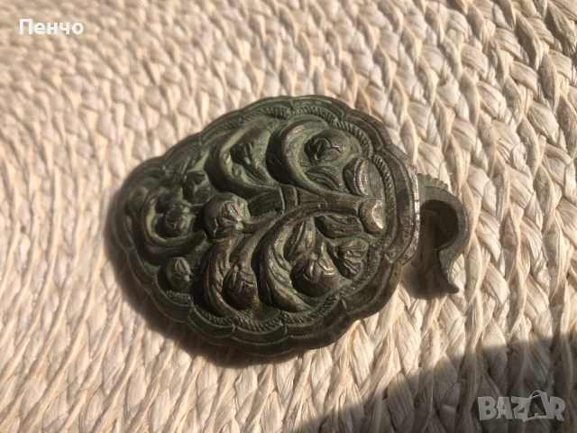 стара сребърна пафта - единичка, снимка 8 - Антикварни и старинни предмети - 49729809