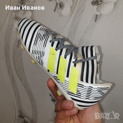 бутонки  ADIDAS NEMEZIZ 17.3 FG J номер 36-36,5, снимка 8 - Футбол - 40803539