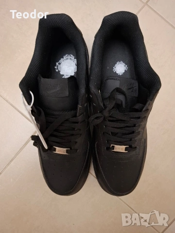 Черни обувки Air Force 1, снимка 6 - Ежедневни обувки - 54136055