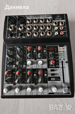 Аналогов аудио миксер Behringer XENYX 1002FX, снимка 3 - Аудиосистеми - 53223850