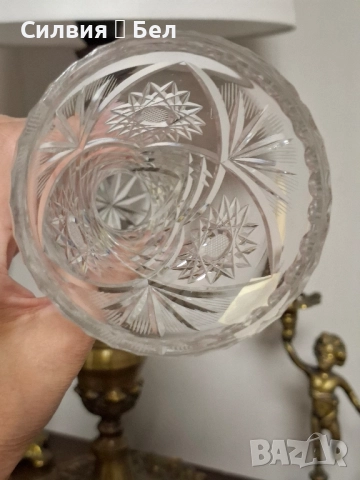 Кристална ваза , снимка 5 - Вази - 51887373