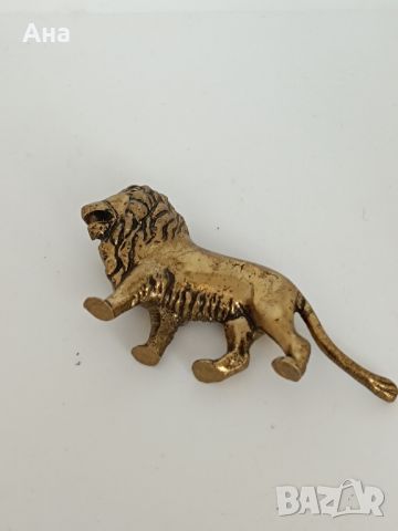 Красив бронзов лъв , снимка 6 - Антикварни и старинни предмети - 46395385