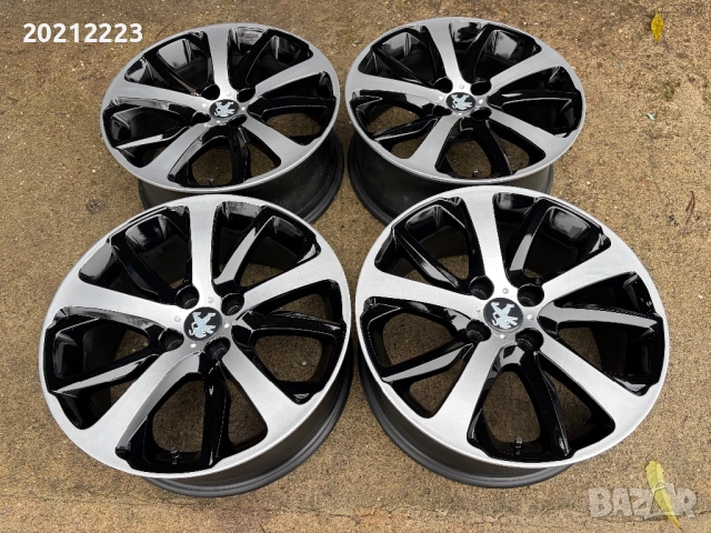 4 броя алуминиеви джанти за Peugeot 207,208,301,308,3008  17, снимка 8 - Гуми и джанти - 52583982