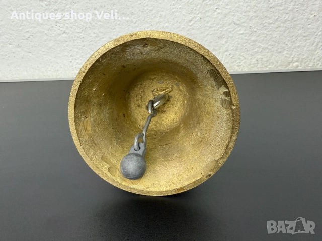 Училищен звънец №7463 , снимка 3 - Антикварни и старинни предмети - 51986086