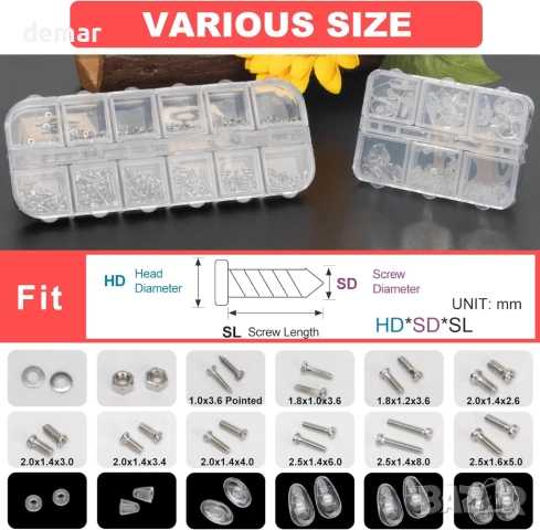 Комплект за ремонт на очила, 42 в 1 професионален комплект, снимка 2 - Слънчеви и диоптрични очила - 52130042