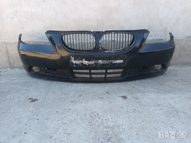 предна броня за бмв Е60 Е61 с масла решетки / бъбреци / халогени BMW E60 E61