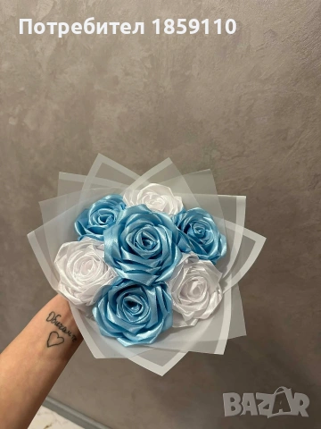 вечен букет от рози , снимка 11 - Изкуствени цветя - 52890328