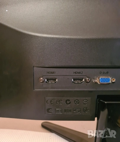 Продавам тънък и надежден LED монитор Acer 22 инча, снимка 4 - Монитори - 48654414