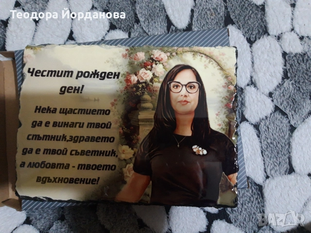 Фото Камък с ваша снимка , снимка 3 - Декорация за дома - 53639260