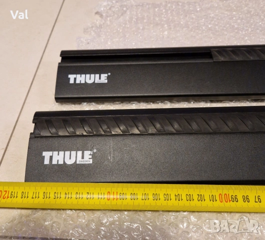 Напречни греди THULE WingBar Black 118cm и 108см, снимка 10 - Аксесоари и консумативи - 53394630
