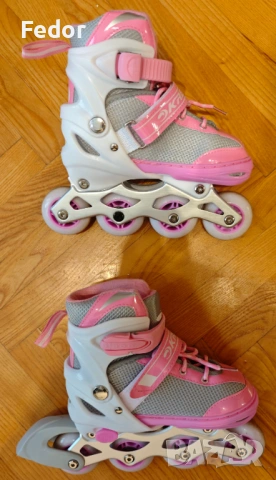 Ролери за деца 30-33 EU розови , снимка 2 - Ролери, кънки - 53632205