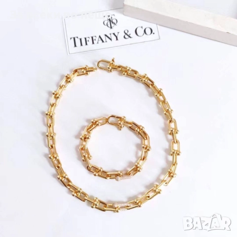 Сет 3 части Колие, Обеци И Гривна От Висококачествена Медицинска Стомана Код SK253, снимка 4 - Бижутерийни комплекти - 52596370