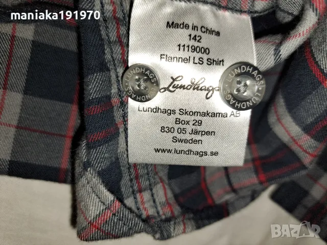 Lundhags Flannel LS Shirt (М) мъжка риза, снимка 7 - Ризи - 47175090