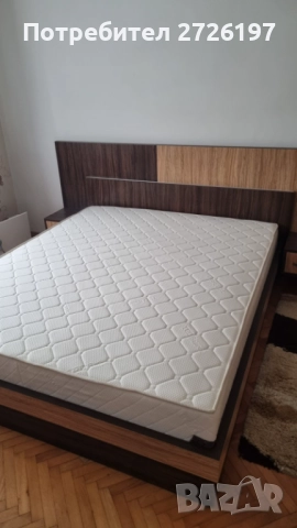 Нов матрак с 5г. Гаранция в комплект с масивна спалня 164/200, снимка 2 - Спални и легла - 52900061